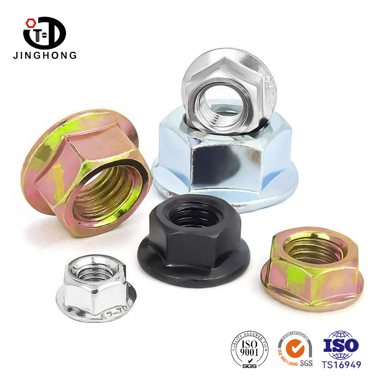 DIN 6923 HEX -laippa -mutteri