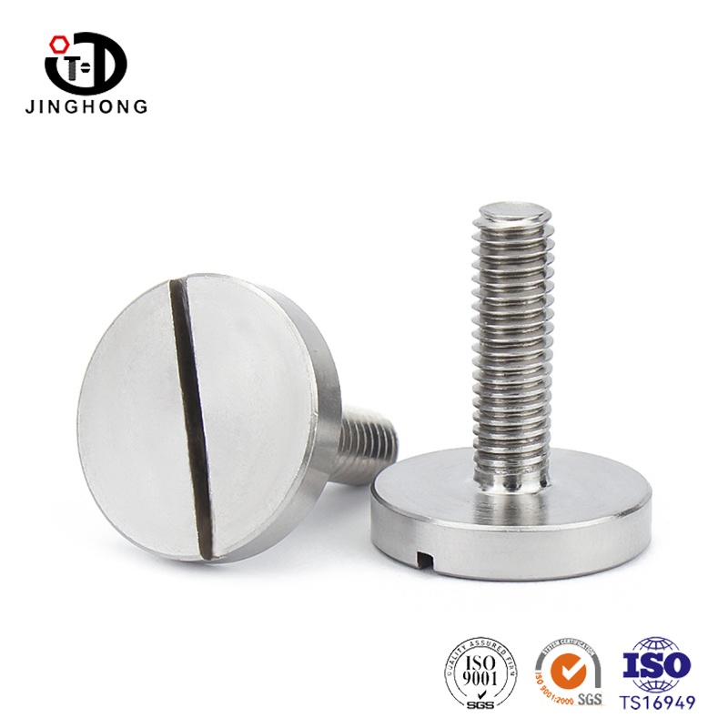 Tasapäinen pyöreäpäinen uraruuvi