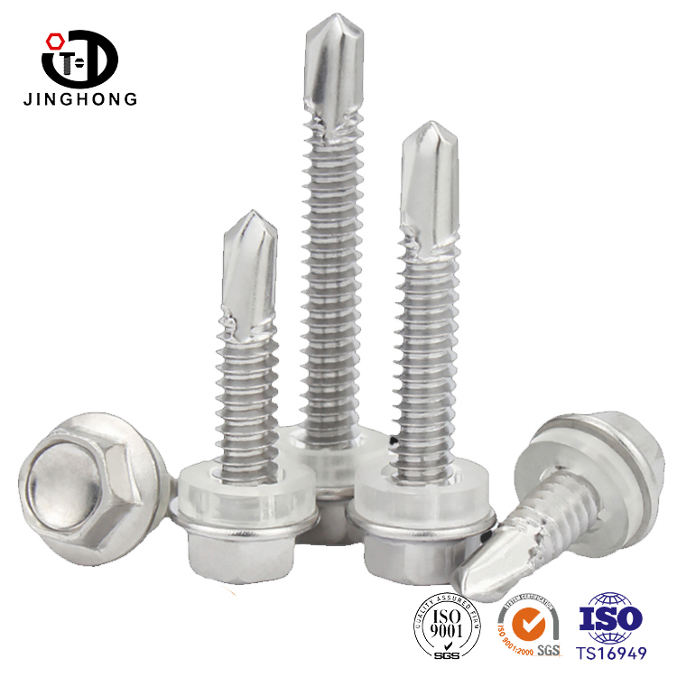 Hex -laipan metallikattoruuvit